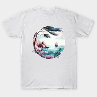 Sailing On The Turquoise Sea T-Shirt